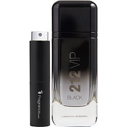 212 VIP Black by Carolina Herrera Eau de Parfum Travel Spray