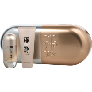 212 Vip Rose Carolina Herrera EAU DE PARFUM SPRAY & BODY LOTION SET