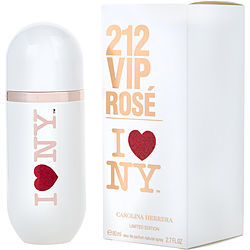 212 VIP Rose I Love NY by Carolina Herrera EAU DE PARFUM SPRAY 2.7 OZ