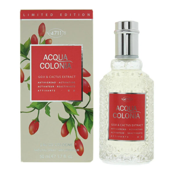 4711 Acqua Colonia Goji & Cactus Extract Eau de Cologne for Unisex – 1.7 oz