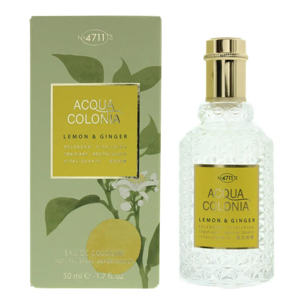 4711 Acqua Colonia Lemon & Ginger Eau de Cologne for Unisex – 1.7 oz