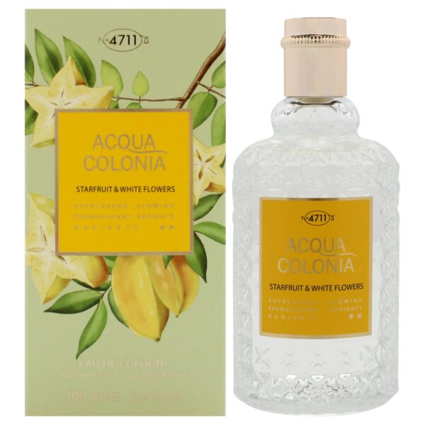 4711 Acqua Colonia Starfruit & White Flowers , / Eau de Cologne for Unisex – 3.4 oz