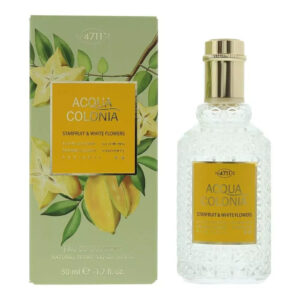 4711 Acqua Colonia Starfruit & White Flowers Eau de Cologne for Unisex – 1.7 oz