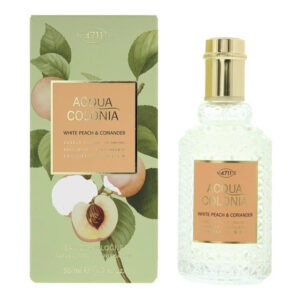 4711 Acqua Colonia White Peach & Coriander Eau de Cologne for Unisex – 1.7 oz