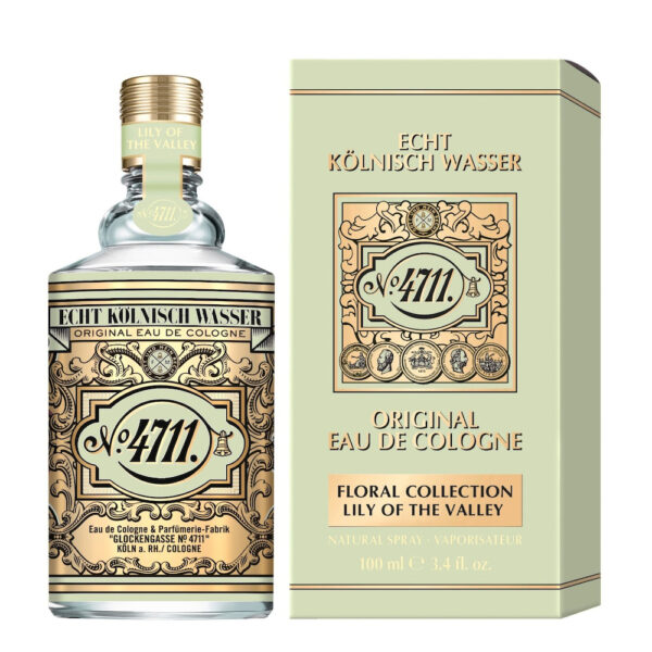 4711 Floral Collection Lily of the Valley Eau de Cologne for Unisex – 3.4 oz