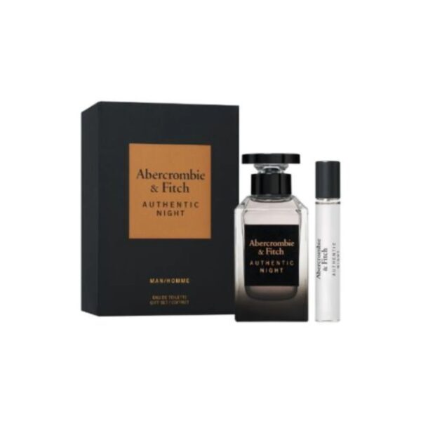 Abercrombie and Fitch Abercrombie & Fitch Authentic Night 2 piece Eau de Toilette for Men – 2 piece gift set