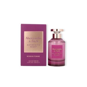 Abercrombie & Fitch Abercrombie & Fitch Authentic Night Woman Femme Eau de Parfum for Women – 3.4 oz