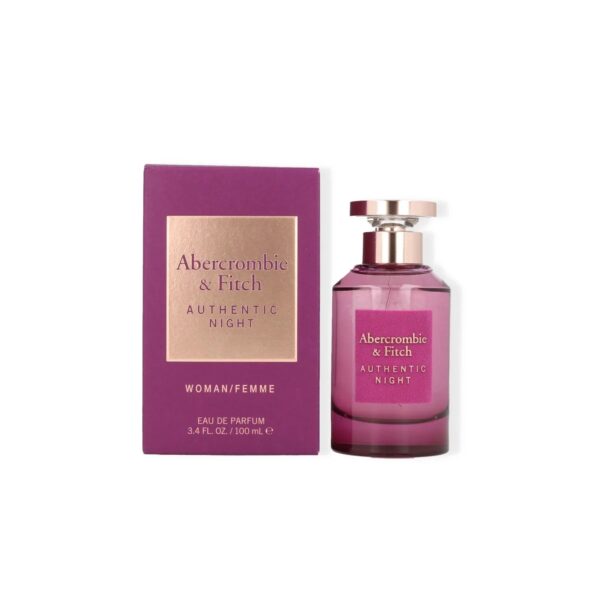 Abercrombie & Fitch Abercrombie & Fitch Authentic Night Woman Femme Eau de Parfum for Women – 3.4 oz