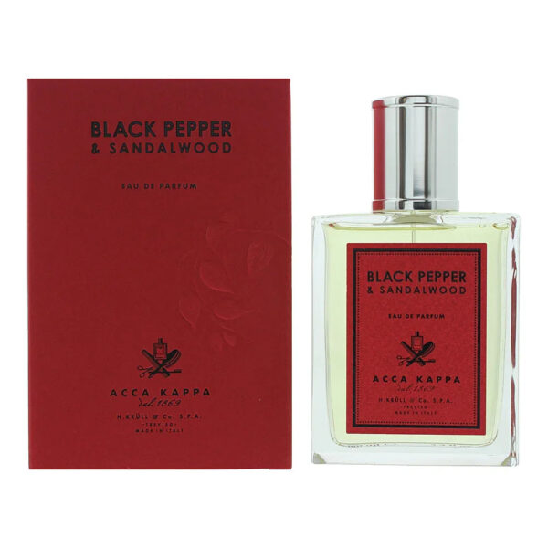Acca Kappa Black Pepper & Sandalwood Eau de Parfum for Unisex – 3.4 oz