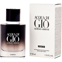 Acqua Di Gio by Giorgio Armani PARFUM SPRAY REFILLABLE 1.3 OZ