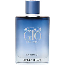 Acqua Di Gio Profondo by Giorgio Armani EAU DE PARFUM SPRAY REFILLABLE 3.3 OZ *TESTER for MEN