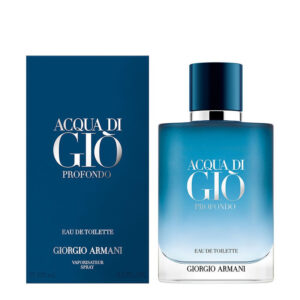 Acqua Di Gio Profondo by Giorgio Armani EDT Refillable Spray 3.4 oz