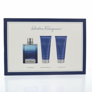 Acqua Essenziale Blu by Salvatore Ferragamo Men's Fragrance Set