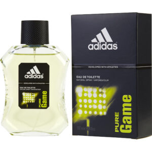 Adidas Pure Game DEVELOPED WITH ATHLETES Eau de Toilette for Men – 3.4 oz