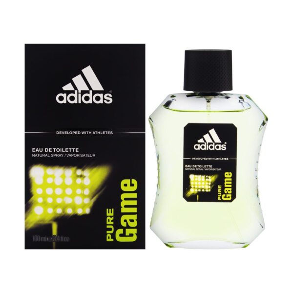 Adidas Pure Game Eau de Toilette for Men – 3.4 oz