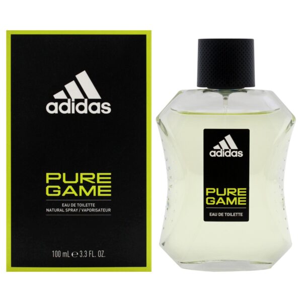 Adidas Pure Game Eau de Toilette for Men – 3.3 oz