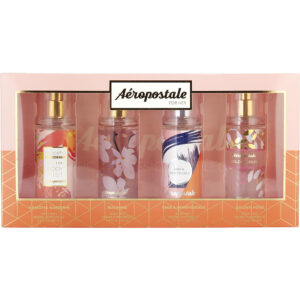 Aeropostale Variety 4-Piece Body Mist Set for Women, 3.4 oz