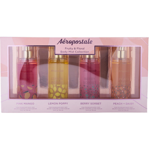 Aeropostale Variety Fruity & Floral Body Mist Gift Set for Women