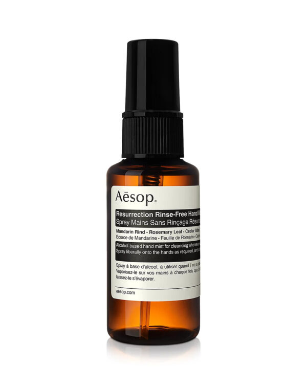 Aesop Resurrection Rinse Free Hand Mist for Unisex