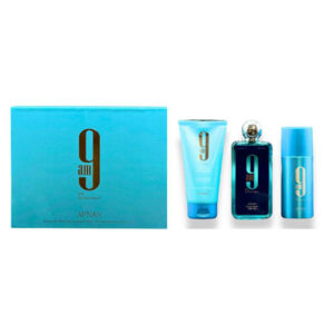 Afnan 9 AM Dive Eau de Parfum for Unisex, 3 Piece Gift Set