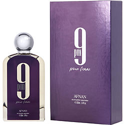 Afnan 9 PM Eau de Parfum Spray for Women - 3.4 oz