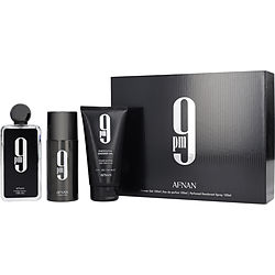 Afnan 9 PM Men's Fragrance Set - Eau de Parfum, Shower Gel & Deodorant