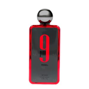 Afnan 9 PM Rebel Eau de Parfum for Men – 3.4 oz