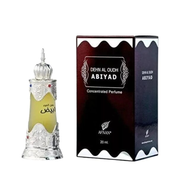 Afnan Dehn Al Oudh Abiyad Perfume Oil Concentrate for Men
