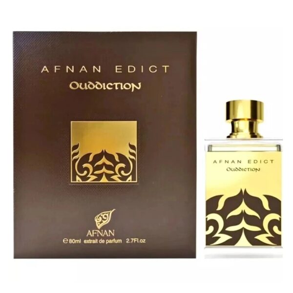 Afnan Edict Ouddiction Extrait de Parfum for Unisex – 2.7 oz