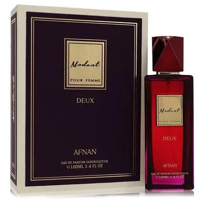 Afnan Modest Deux Eau de Parfum for Women – 3.4 oz