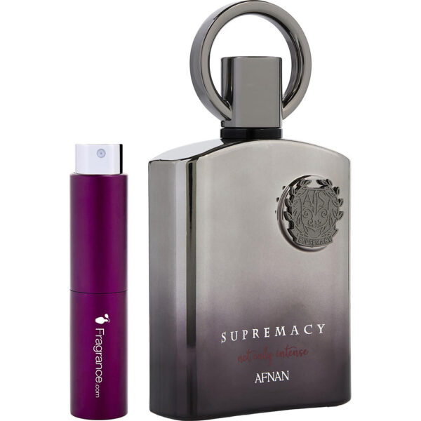 Afnan Perfumes Afnan Supremacy Not Only Intense TRAVEL Extrait de Parfum for Men – 0.27 oz