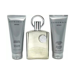 Afnan Supremacy Silver by Afnan Perfumes for Men Set
