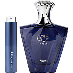 Afnan Turathi Blue Eau de Parfum Travel Spray for Men