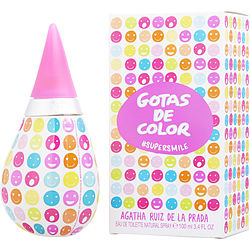 Agatha Ruiz De La Prada Gotas De Color Supersmile EDT SPRAY 3.4 OZ