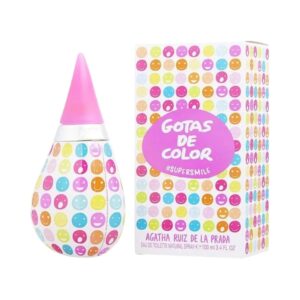 Agatha Ruiz De La Prada Gotas De Color Supersmile Eau de Toilette for Women – 3.4 oz