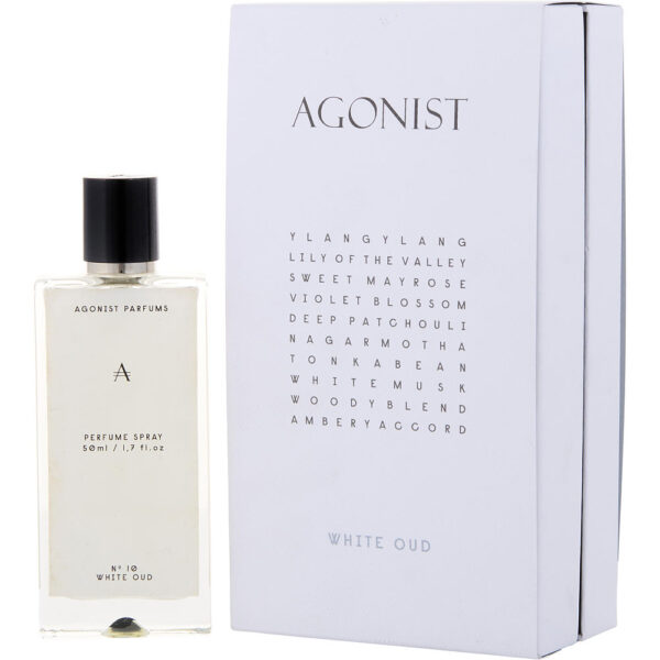 Agonist No 10 White Oud Eau de Parfum for Unisex – 1.7 oz