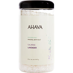 AHAVA Dead Sea Salt Calming Lavender Bath Salt – 32oz