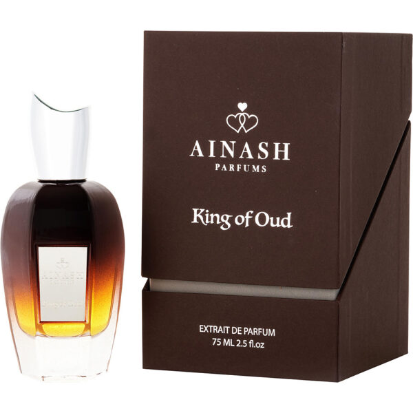 Ainash King Of Oud Extrait de Parfum for Men – 2.5 oz