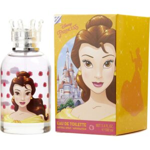 Air Val International Disney Princess Belle for Kids Eau de Toilette for Women – 3.4 oz