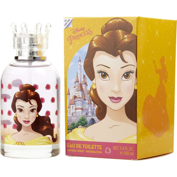 Air Val International Disney Princess Belle for Kids Eau de Toilette for Women – 3.4 oz