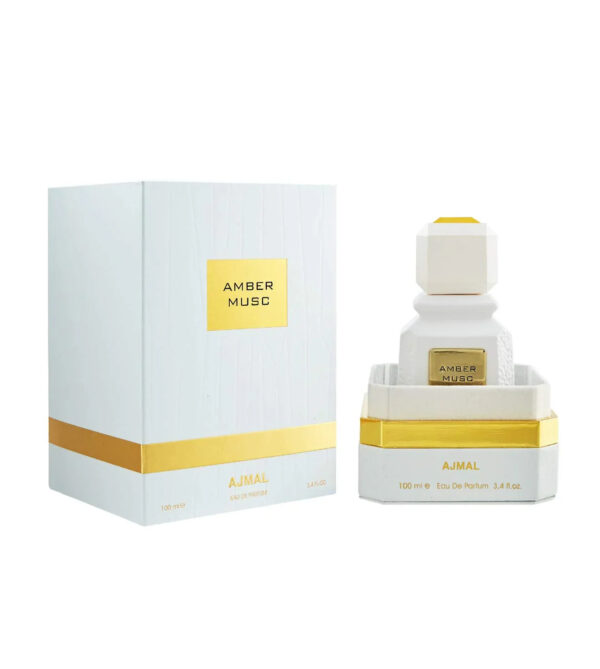 Ajmal Amber Musc Eau de Parfum for Unisex – 3.4 oz