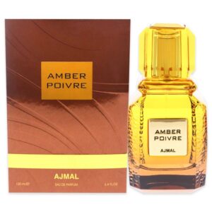 Ajmal Amber Poivre Eau de Parfum for Unisex – 3.4 oz