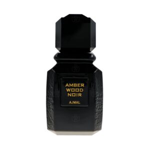 Ajmal Amber Wood Noir Eau de Parfum for Unisex – 3.4 oz