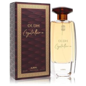 Ajmal Oudh Crystalline Eau de Parfum for Unisex – 3.4 oz