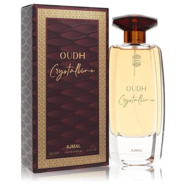Ajmal Oudh Crystalline Eau de Parfum for Unisex – 3.4 oz