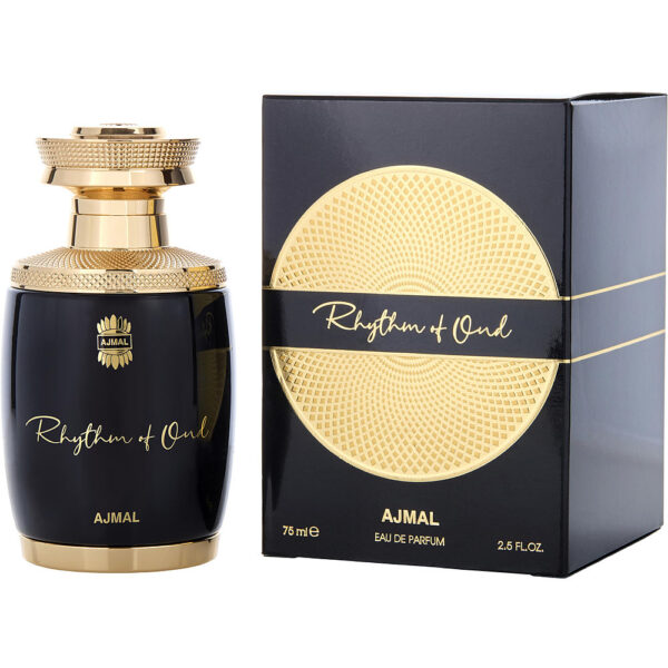 Ajmal Rhythm Of Oud Eau de Parfum for Unisex – 2.5 oz