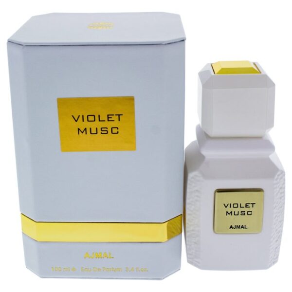 Ajmal Violet Musc Eau de Parfum for Women – 3.4 oz