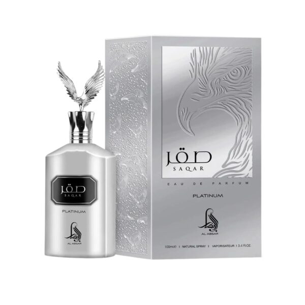 Al Absar Saqar Platinum Eau de Parfum for Unisex – 3.4 oz