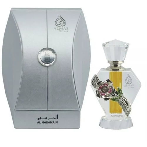 Al Haramain Almas Silver Unisex Concentrated Perfume Oil