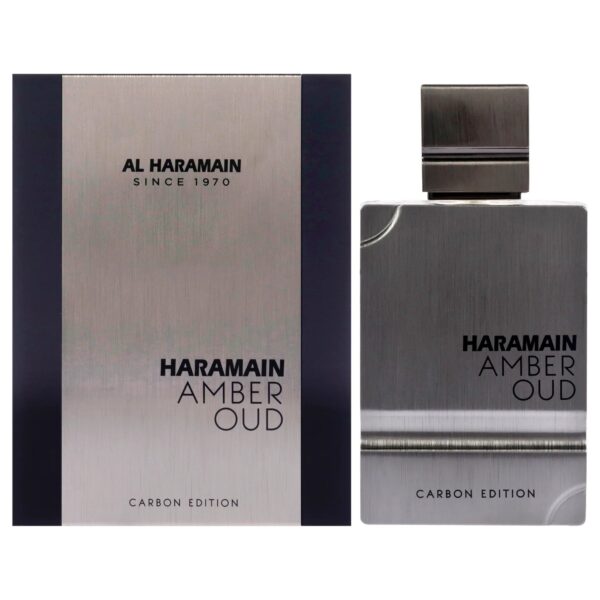Al Haramain Amber Oud Carbon Edition Eau de Parfum for Unisex – 2 oz
